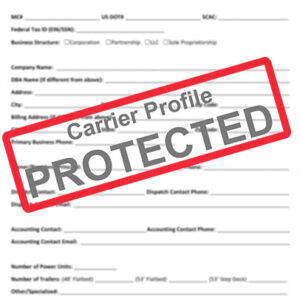 Carrier Profile Template