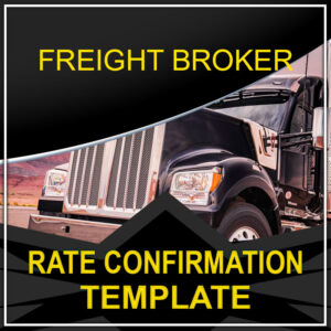Rate Confirmation Template